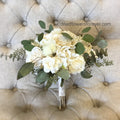 Ivory White & Green Classic Wedding Bouquet