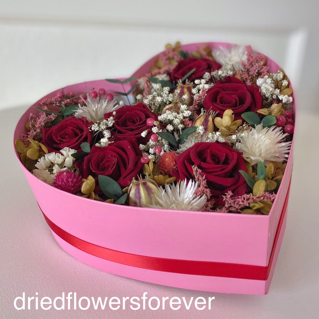 Heart Box Floral Arrangement