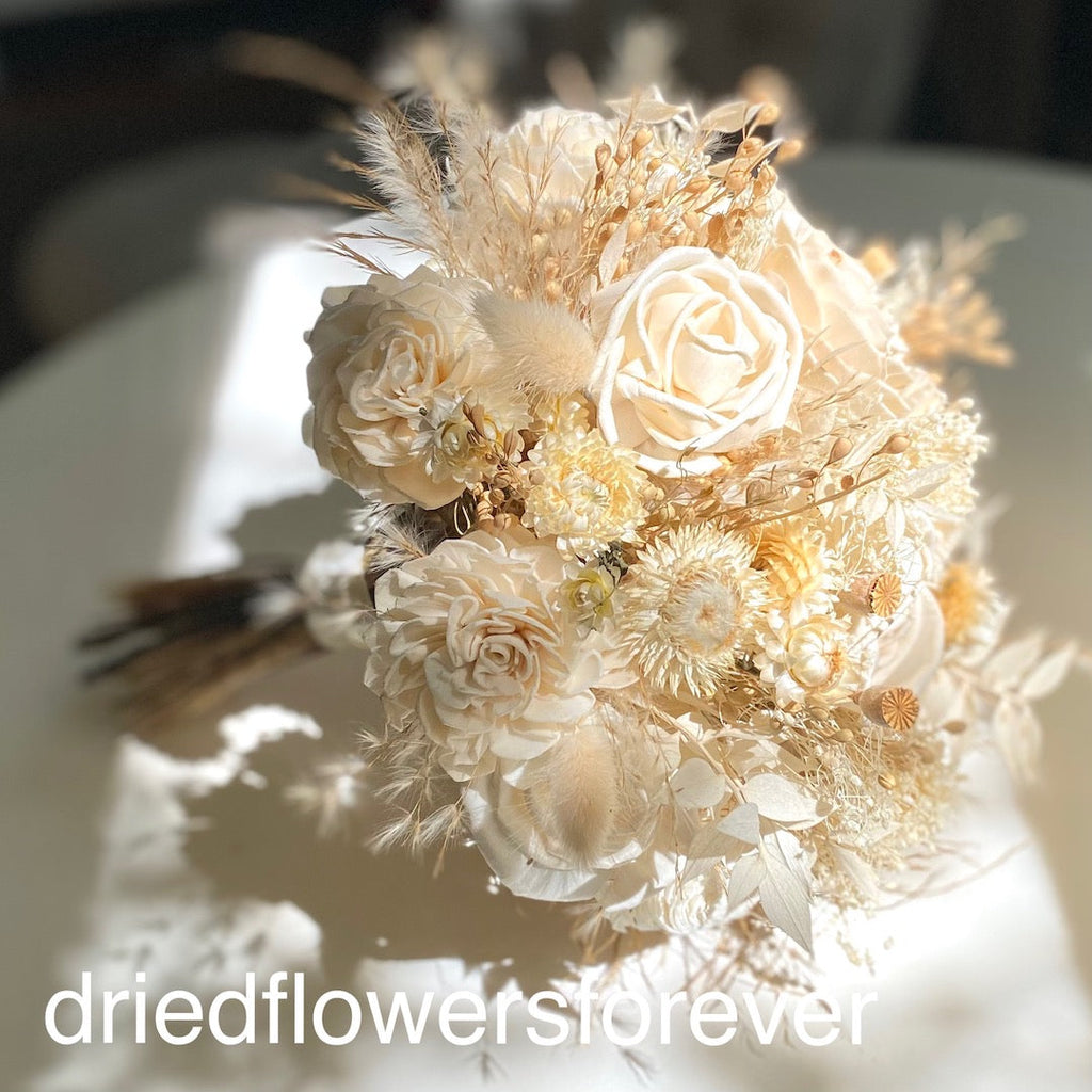 Ivory & White Classic Wedding Bouquet