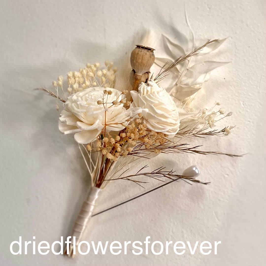 Ivory & White Classic Wedding Bouquet