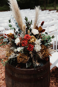 Large Altar Arrangement - Orange - Rental