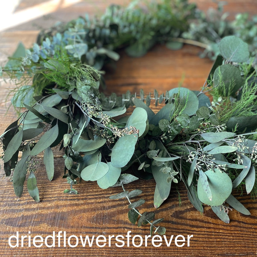 Eucalyptus Centerpiece Wreath - Rental
