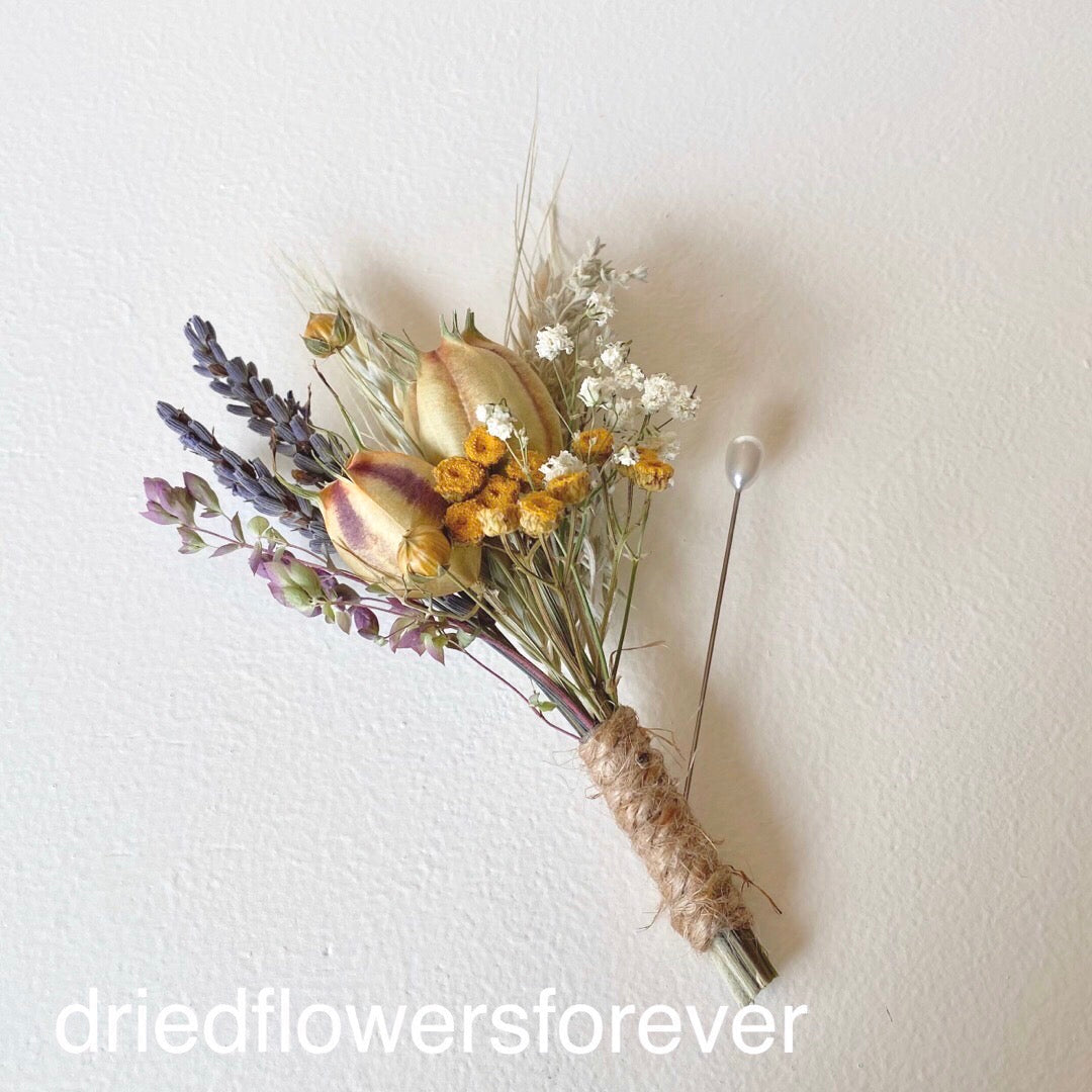 Yellow Wildflower Wedding Bouquet